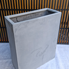 Fiberstone Jardinière haute gris (60x25x72)