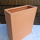 Fiber terracotta Jardinière haute (60x25x72)
