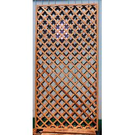 Treillage maille losange ton bois maille de 12 (100X150)