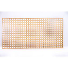 Treillage maille carrée ton bois maille de 12 (100X150)