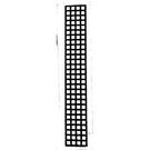 Treillage maille carrée noire maille de 12 (100X150)