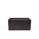 Fiberstone rectangle jumbo noir (60x25x25)