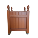 Chataignier Bac oranger bois exotique (65x65x73)