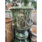 Anduze Le Chêne Vert vase 17ème vert vieilli (Diam 46 ht 60)