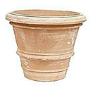 Benocci Vase Orlato lisse (Diam 40 ht 32)