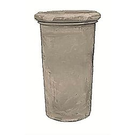Benocci Grigio vase tube bourrelet (Diam 45 ht 77)