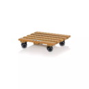 Roule-pot bois eucalyptus